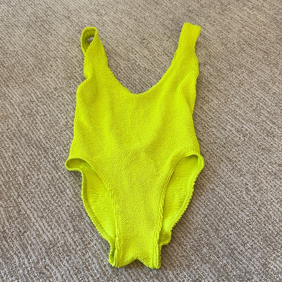 NWT Bond eye Mara one piece bright yellow/green color - Picture 1 of 5